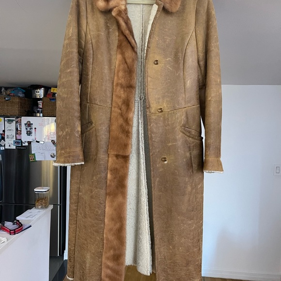 Prada Vintage Shearling Coat - Picture 5 of 8